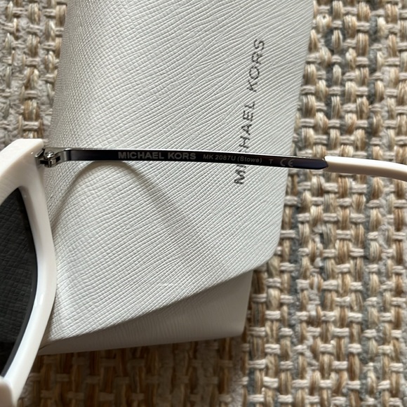 Michael Kors White Frame Stowe Sunglasses - Picture 10 of 13